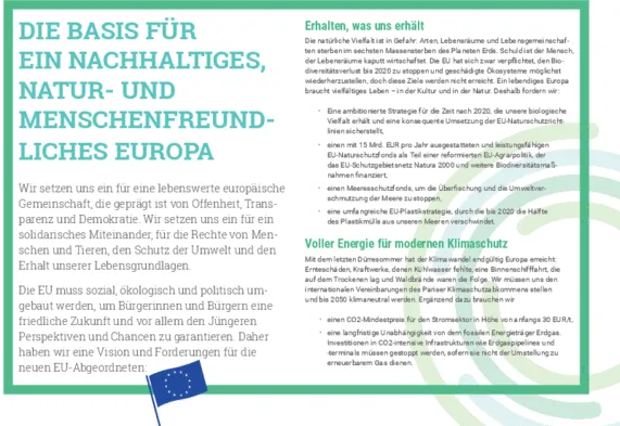 EU Kurzbotschaften